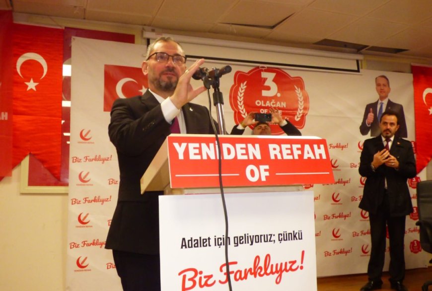 Yeniden Refah Partisi Of İlçesi 3. Olağan Kongresi Coşkuyla Gerçekleşti