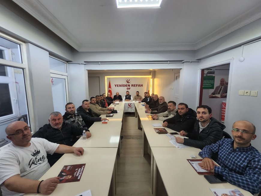 Yeniden Refah Partisi İlçe Kongresi Sonrası Yönetim Kurulu İlk Toplantısını Gerçekleştirdi