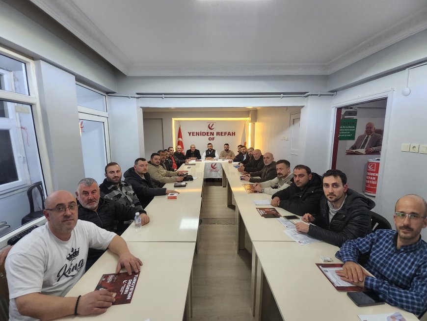 Yeniden Refah Partisi İlçe Kongresi Sonrası Yönetim Kurulu İlk Toplantısını Gerçekleştirdi
