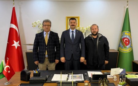 Çaykur Of Çay Fabrikası Yönetiminden Of Ziraat Odasına 2026 Yaş Çay  Sezonu Ziyareti