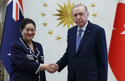 Cumhurbaşkanı Erdoğan, Yeni Zelanda Genel Valisi Kiro’yu kabul etti