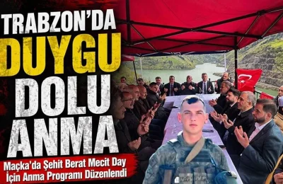 Trabzon’da Duygu Dolu Anma Şehit Day İçin Dualar Edildi