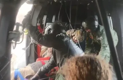 MSB: Artvin’de dağlık arazide yaralanan vatandaşımız helikopterle Erzurum’a ulaştırıldı